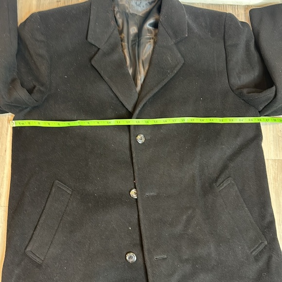 EUC Men’s Silver Cloud Italian/Bulgarian Cashmere Blend Long Casual Overcoat,46L - Picture 6 of 16